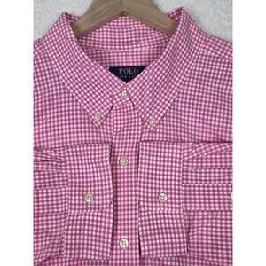 Polo by Ralph Lauren Pink Gingham Button-Down Shirt